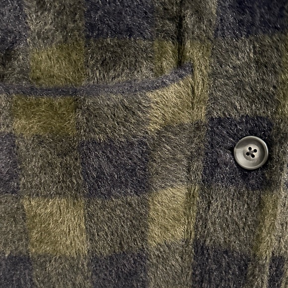 Plaid knee length coat - Picture 5 of 5